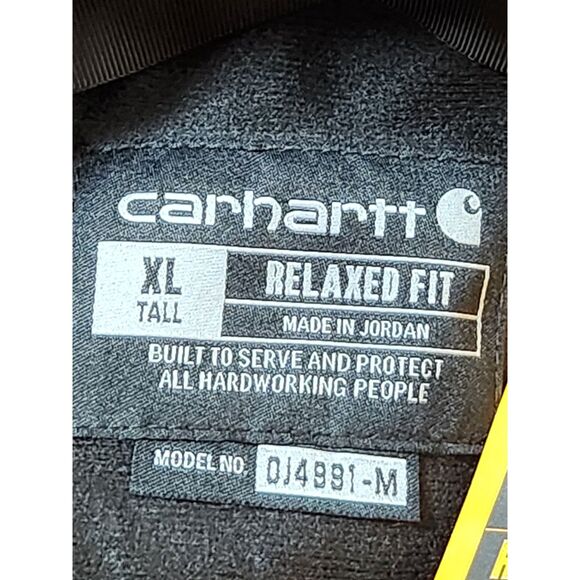 Carhartt relaxed fit fleece pullover mens XL Tall - Picture 5 of 9